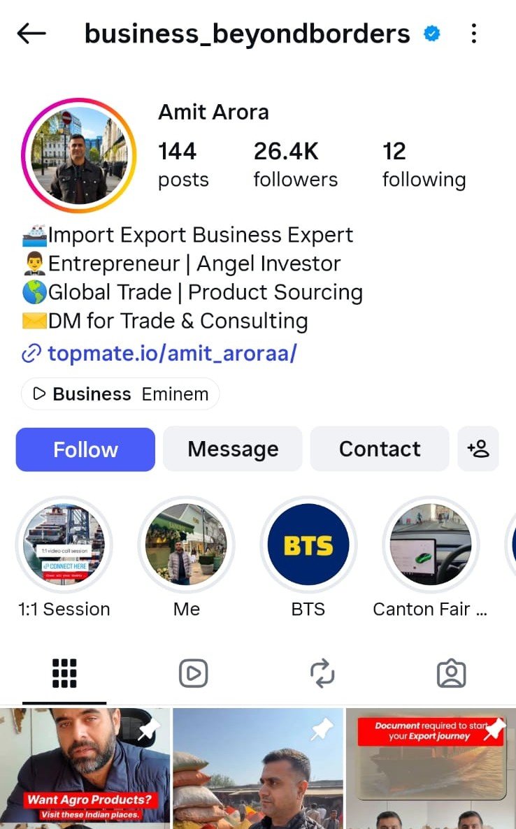Amit Arora — Instagram growth with Orgix Media